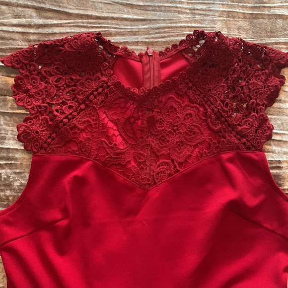 Red Skater Dress - Picture 2 of 3